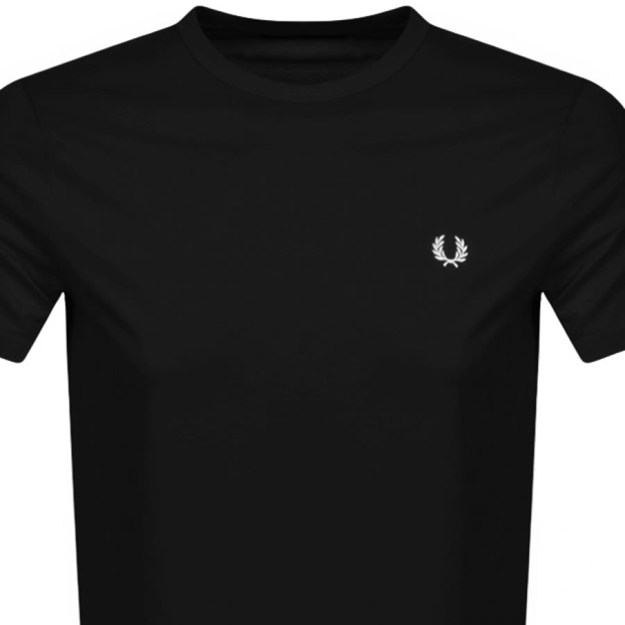 Alternative Image for ProductFred Perry Ringer T Shirt Black2